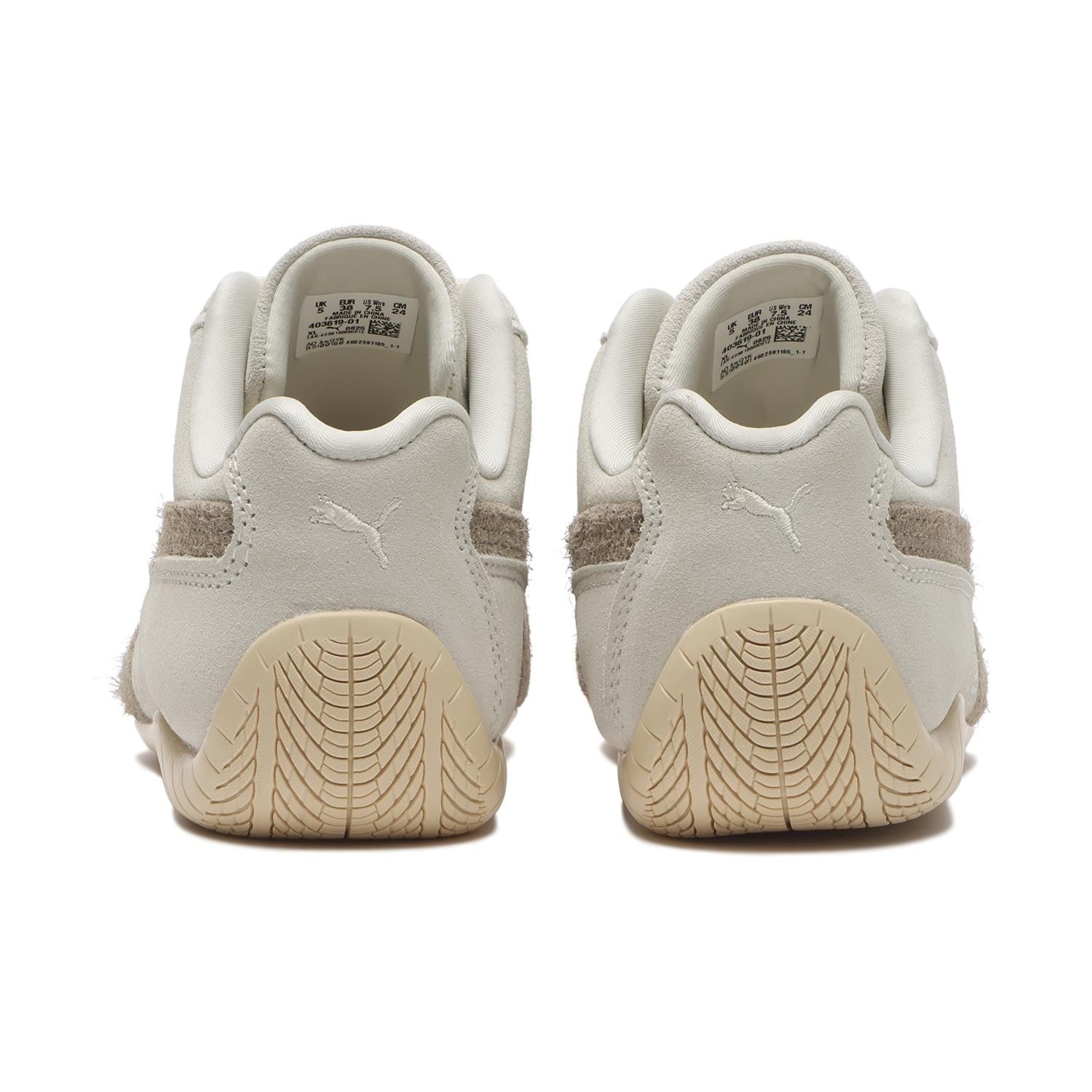 403619-01 Puma Speedcat Elevated Warm White Ice Coffee (Women's)