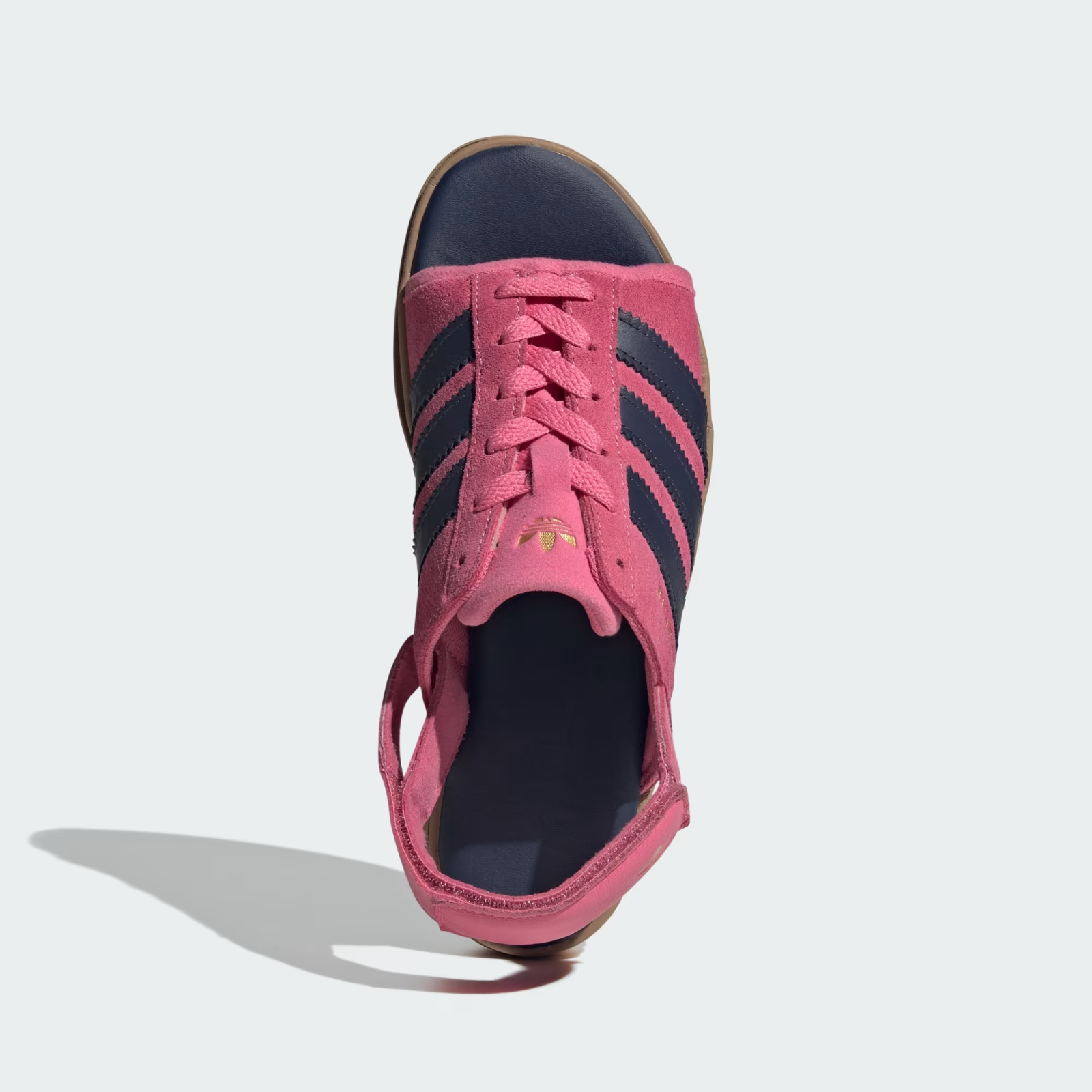KK4221 adidas Gazelle Bold Sandal Pink Fusion Shadow Navy (Women's)