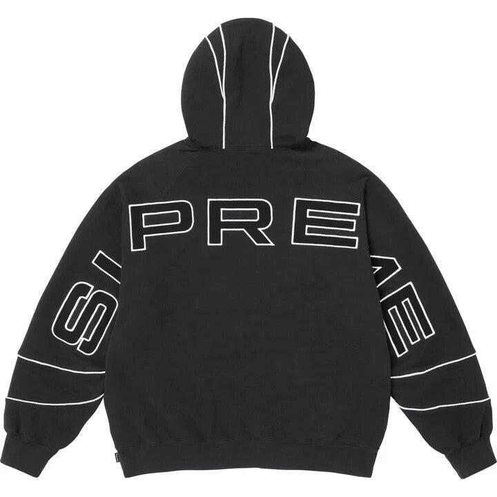 Supreme Paneled Hooded Sweatshirt Black