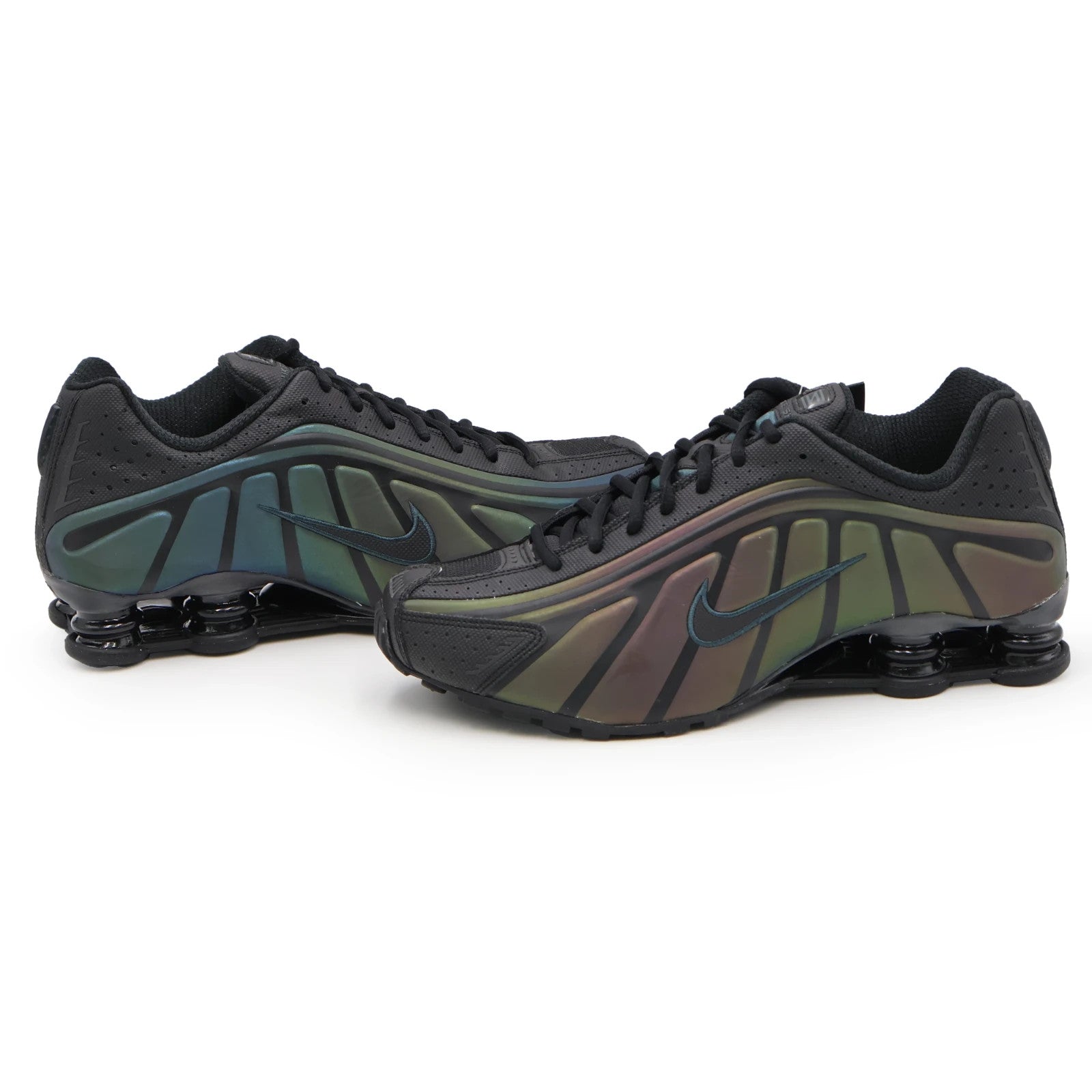 IM6596-001 Nike Shox R4 SE Black Seaweed Light Lemon Twist (Men's)