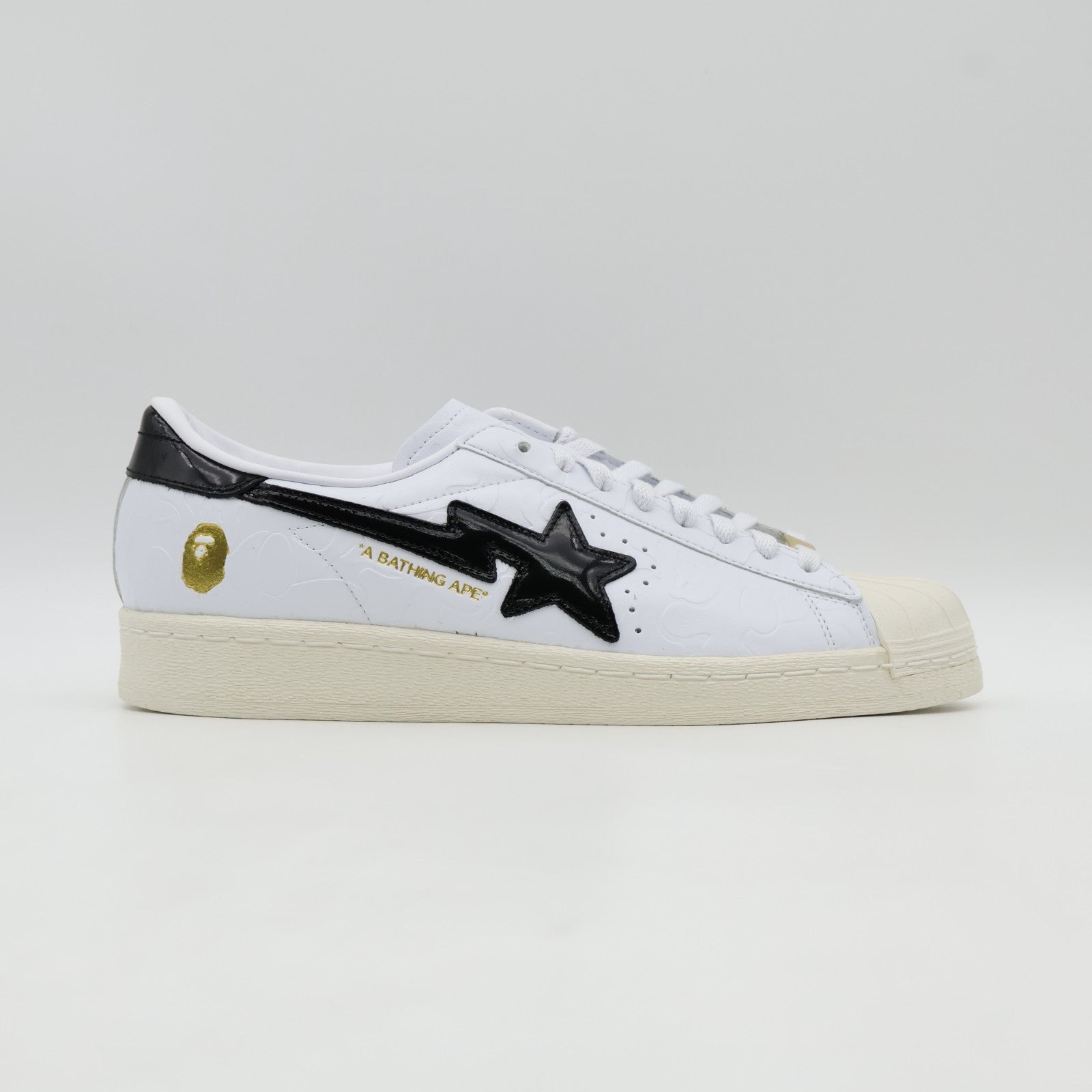 JR2701 A BATHING APE adidas Originals Superstar V Footwear White Core (Men's)