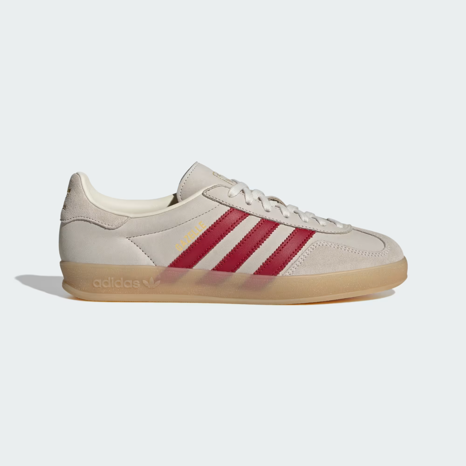 IH9676 adidas Gazelle Indoor Cream WhiteTeam Victory Red (Men's)