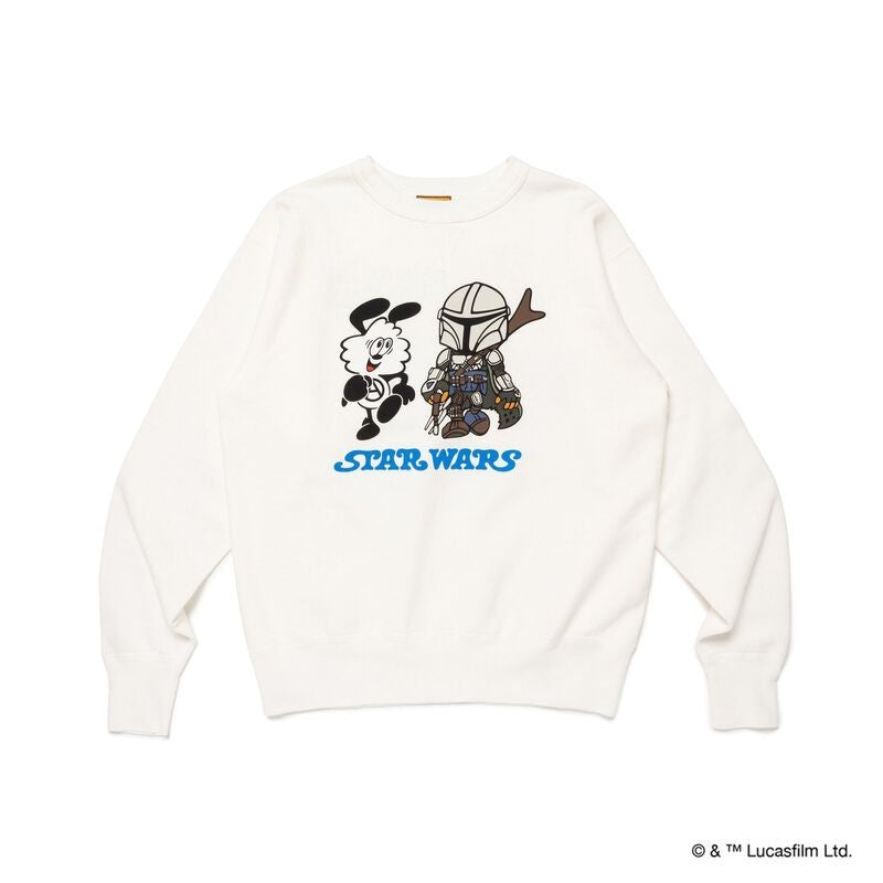 HUMAN MADE STAR WARS Tsuriami Sweatshirt #1 by VERDY White