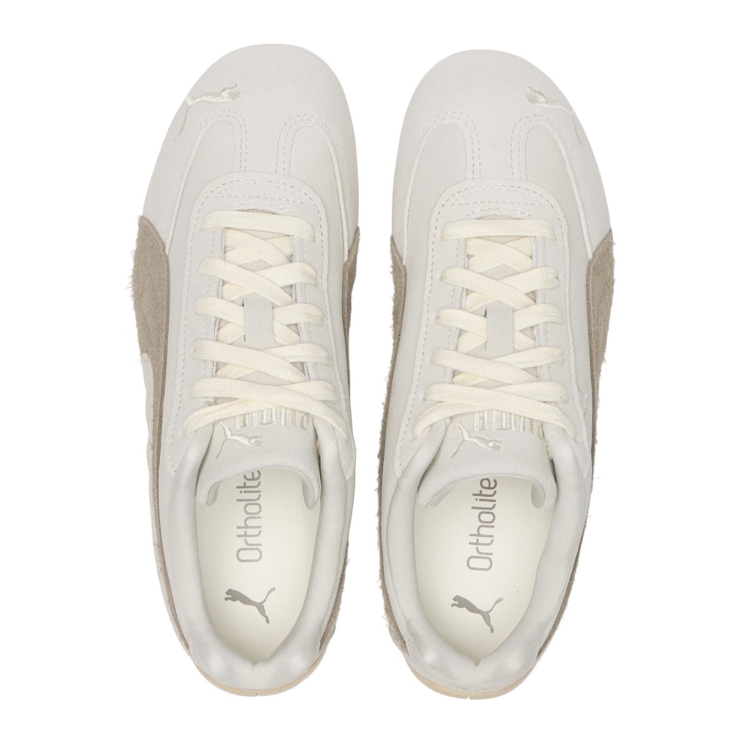 403619-01 Puma Speedcat Elevated Warm White Ice Coffee (Women's)