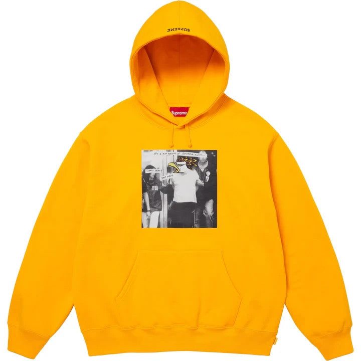 Supreme ANTIHERO Hooded Sweatshirt Mustard
