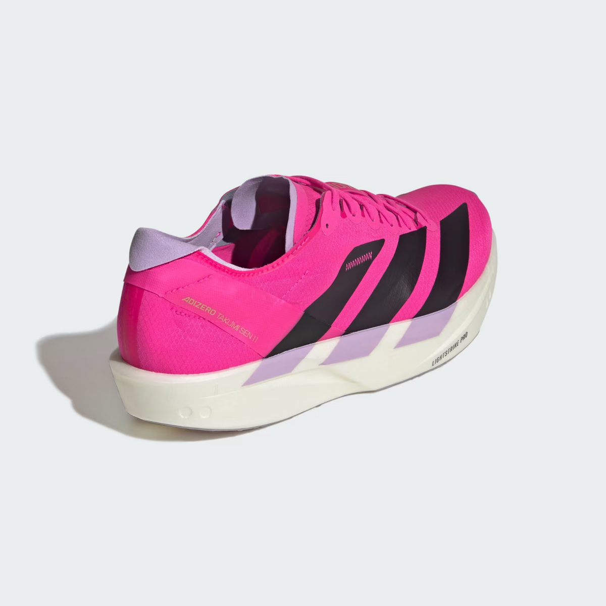 JQ2812 adidas Adizero Takumi Sen 11 Shock Pink Aurora Black Powder Plum (Men's)