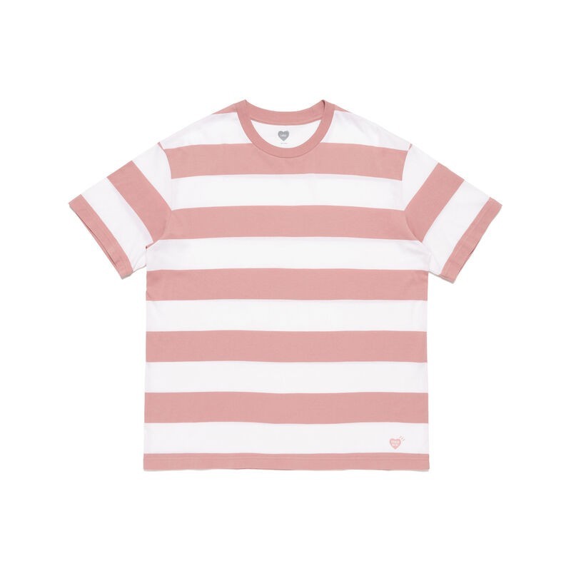 HUMAN MADE Striped Pack T-Shirt Pink