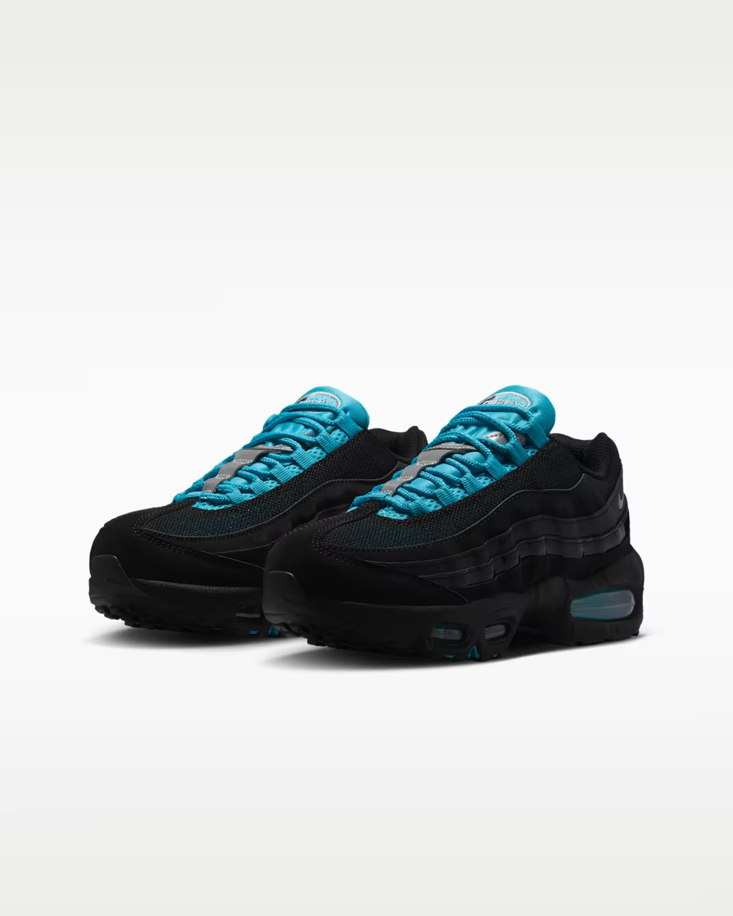 IR2756-001 Nike GS Air Max 95 SE "Black/Gamma Blue" (Kids)