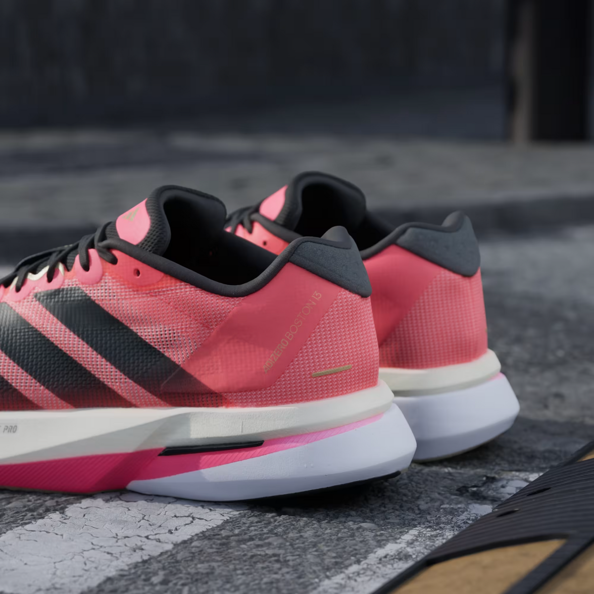 KI3150 adidas Adizero Boston 13 "Solar Turbo/Carbon" (Men's)