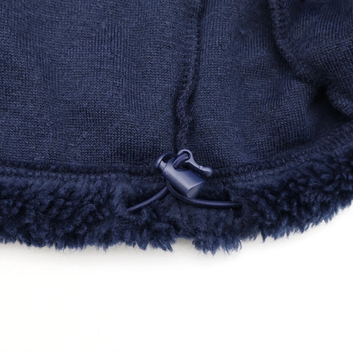 Supreme Shoulder Logo Fleece Jacket Navy