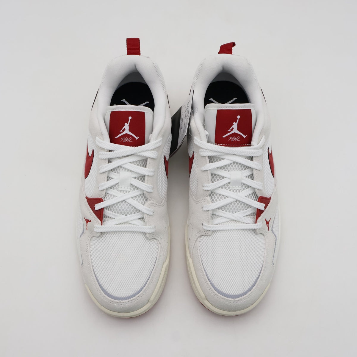 HJ6777-116 Nike Jordan CMFT Era White Sail Black Varsity Red (Men's)