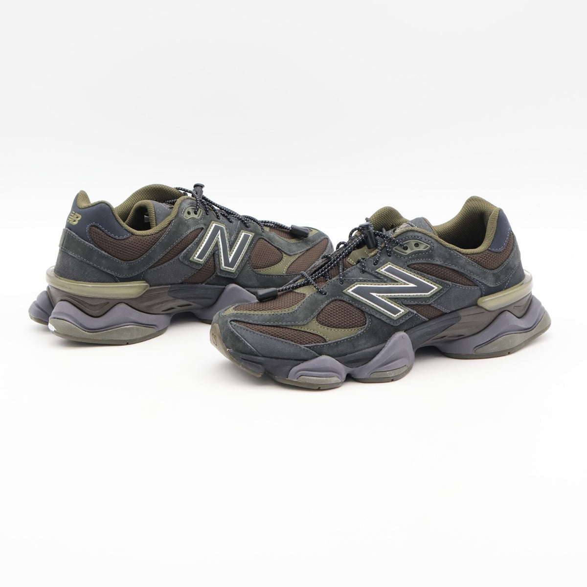 U9060PH New Balance 9060 Blacktop Dark Moss Brown Khakis Green Grey (Men's)