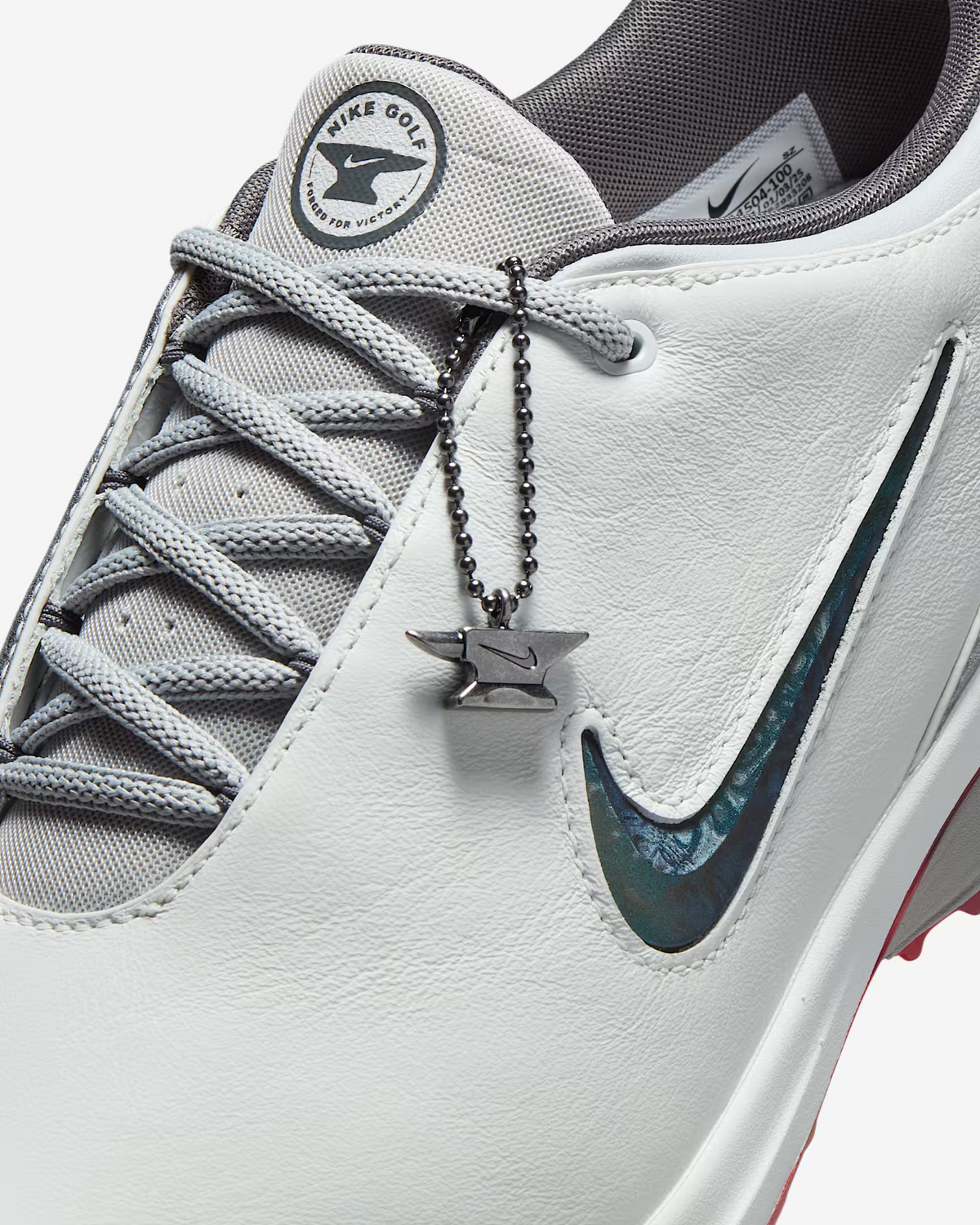 HV4169-100 Nike Victory Tour 4 Summit White Metallic Silver Iron Grey  (Men's)