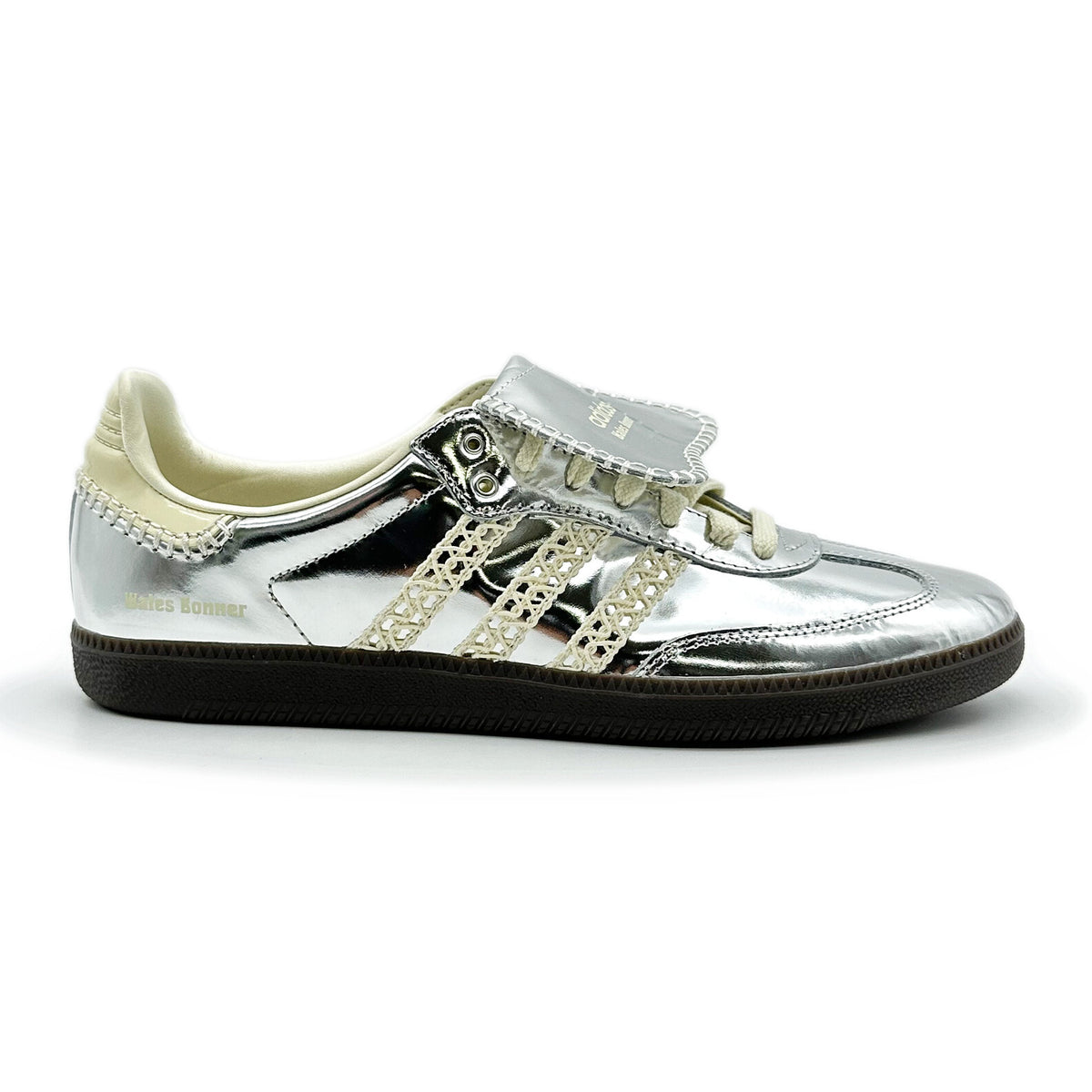 IG8181 Wales Bonner adidas Samba Silver Metallic Cream White Grey (Men's)