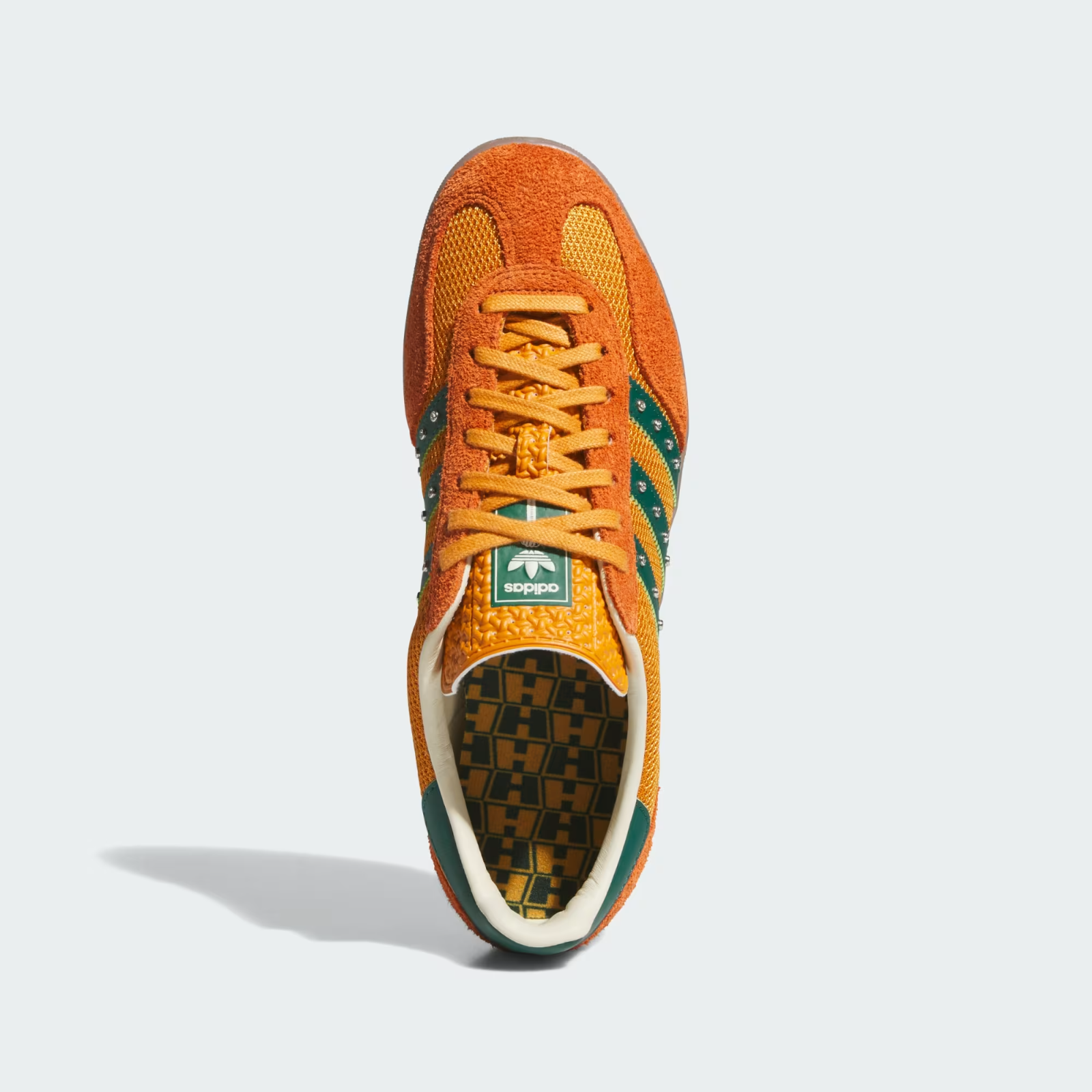 KI7011 Hardies adidas Gazelle Rust Orange Green (Men's)