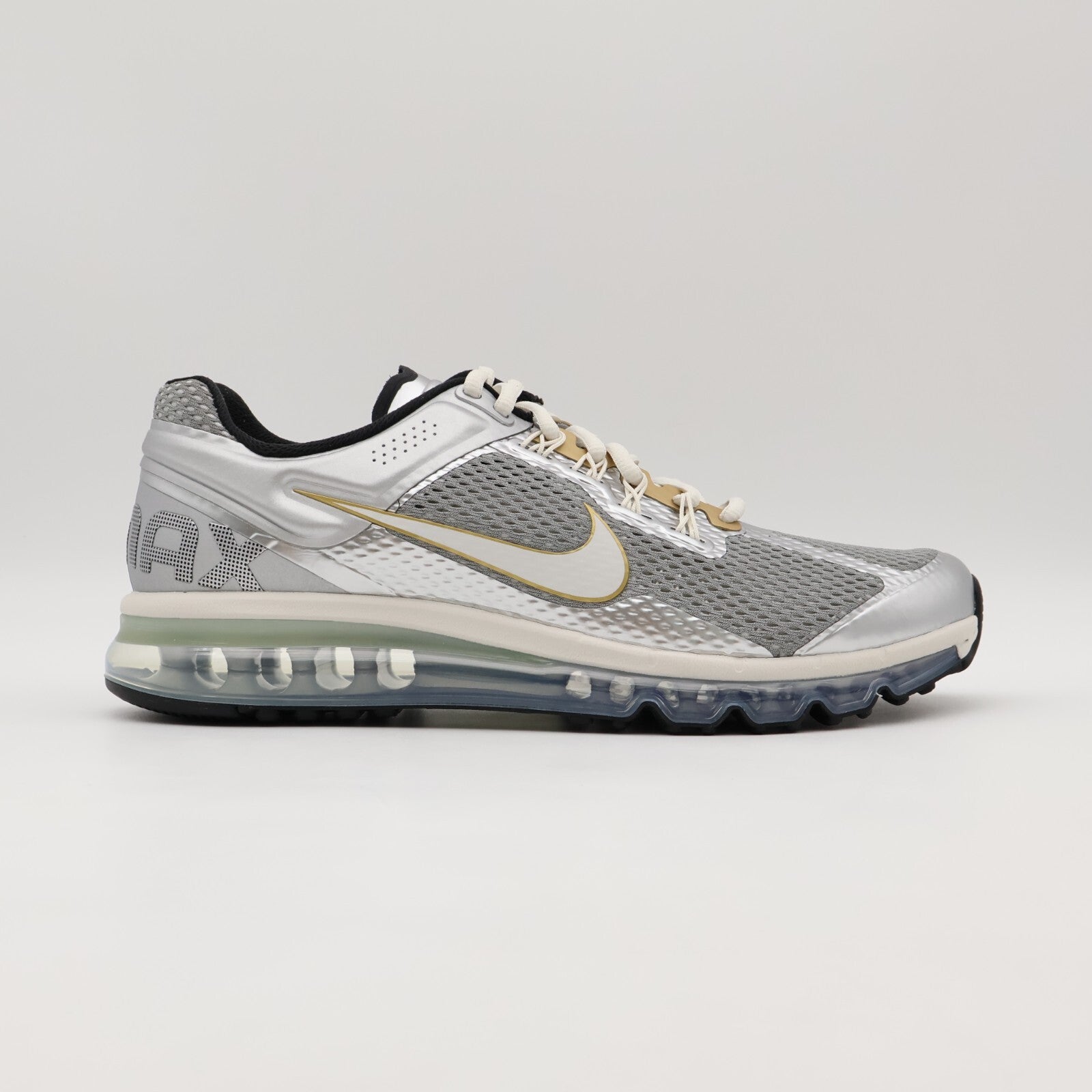 HJ7901-095 Nike Air Max 2013 Silver Metallic Pewter Metallic Gold Phantom (Men's