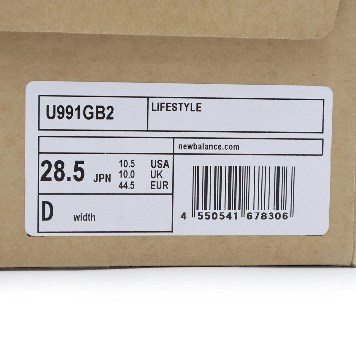 U991GB2 New Balance 991V2 Caramel Cafe (Men's)