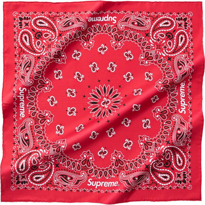 Supreme Silk Bandana Red