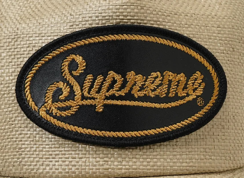 Supreme Raffia Mesh Back 5-Panel "Tan"