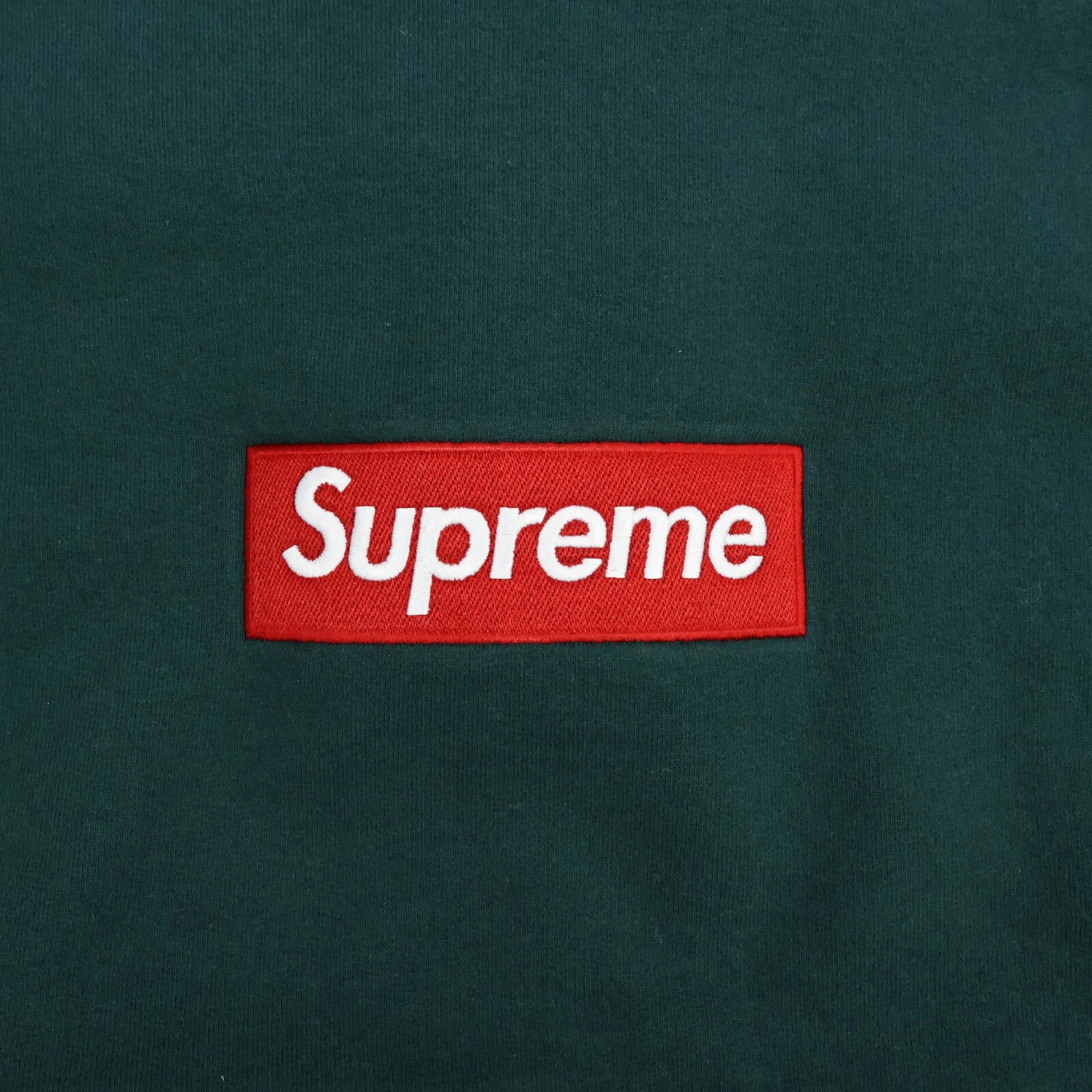Supreme Box Logo Crewneck Dark Pine (22FW)