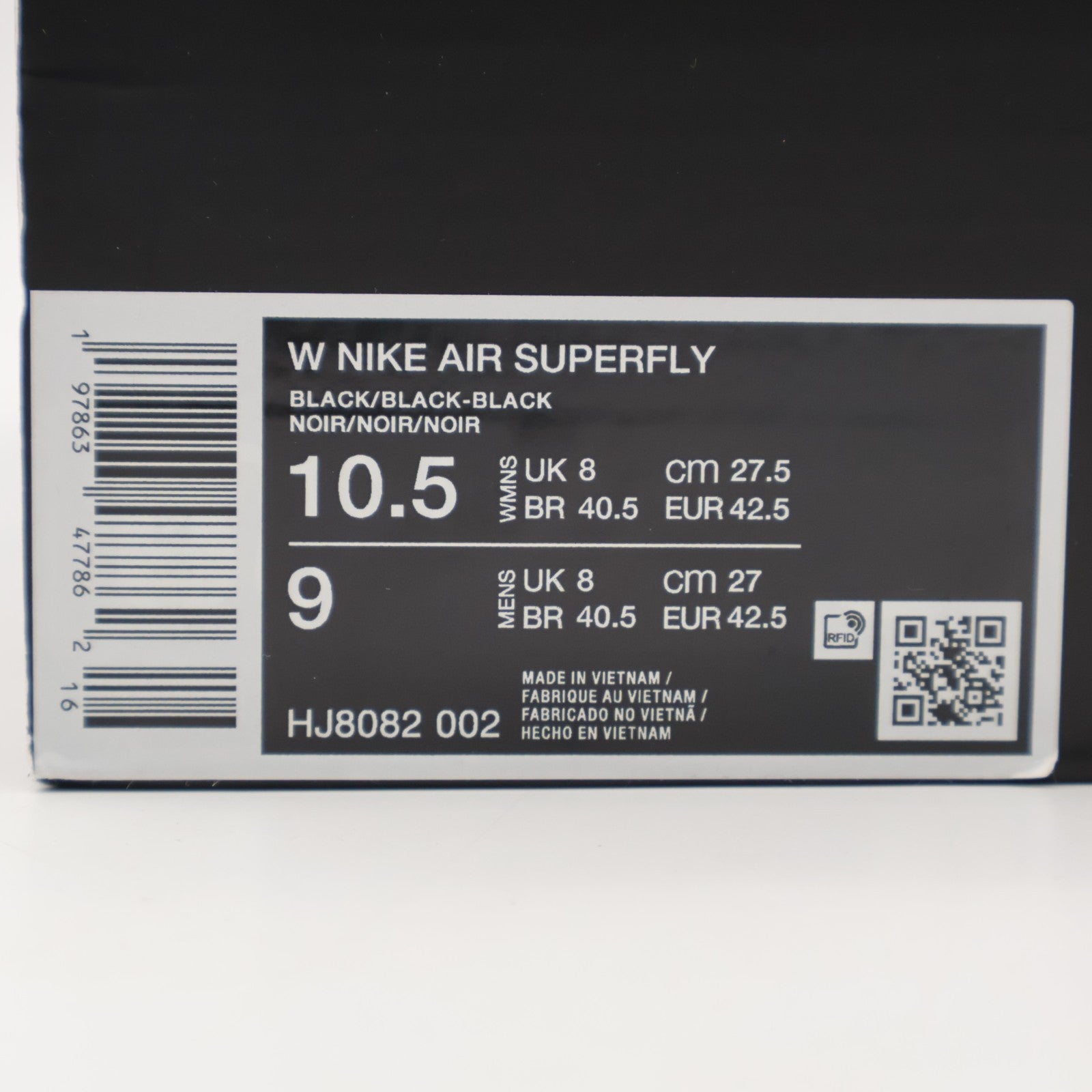 HJ8082-002 Nike Air Superfly Black (Women's)