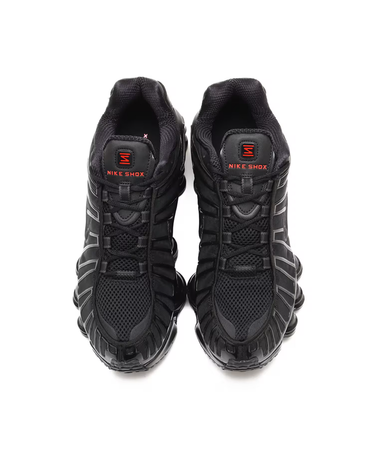 AV3595-002 Nike Shox TL Black Metallic Hematite Max Orange Black (Men's)