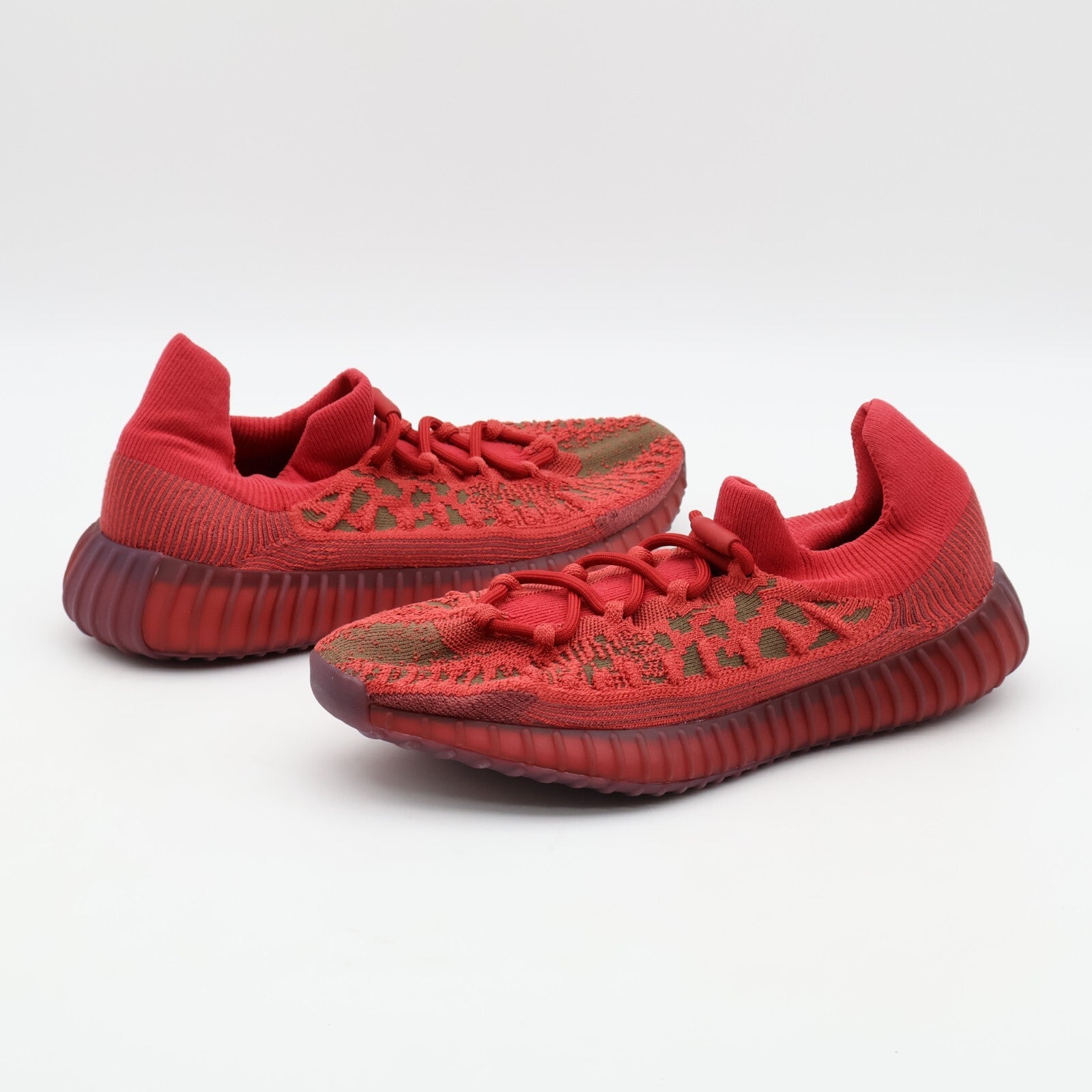 GW6945 Adidas Yeezy 350 V2 CMPCT Slate Red Cherry Crimson Vermilion (Men's)