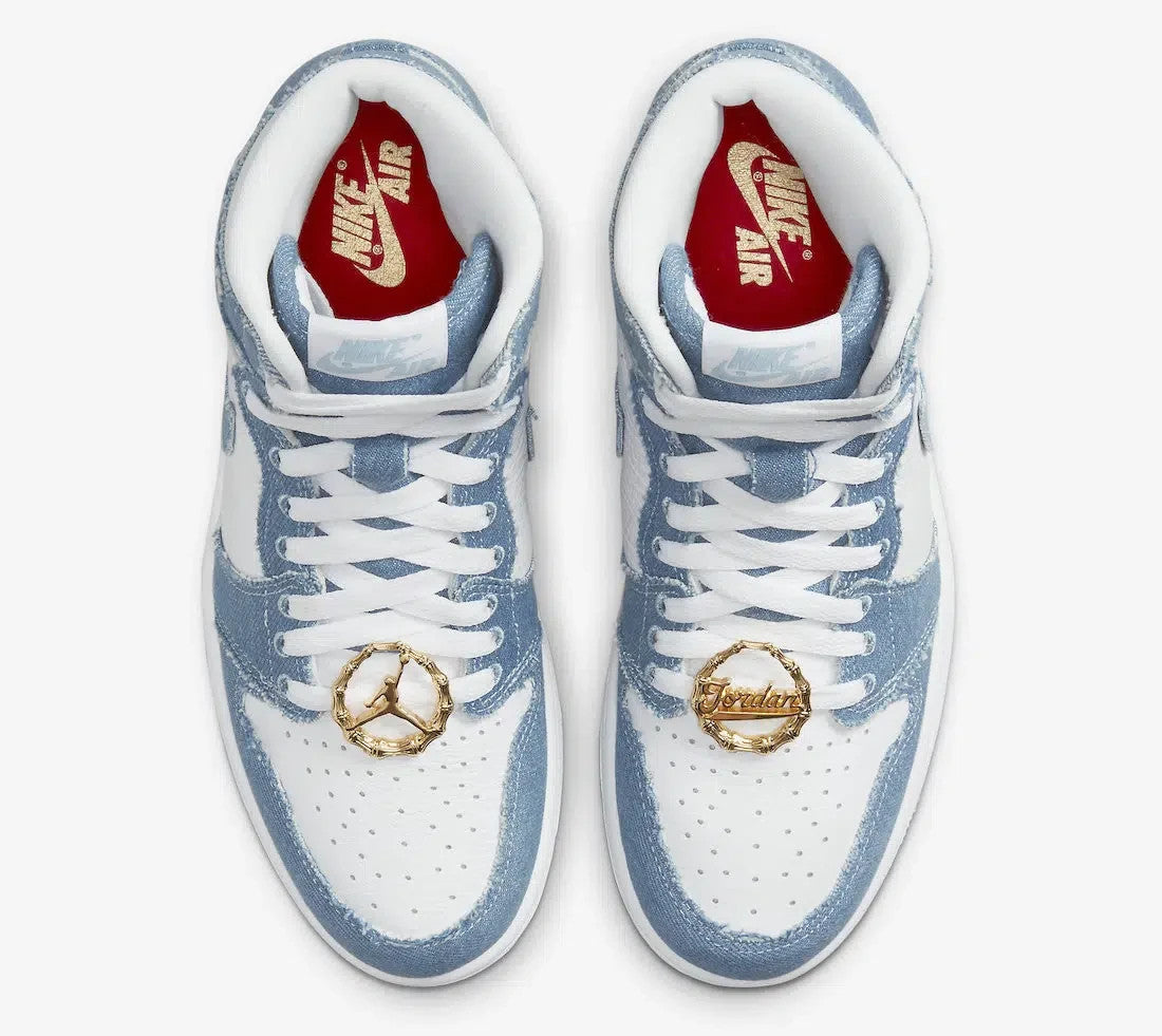 DM9036-104 Nike Air Jordan 1 High OG "Denim" (Women's)