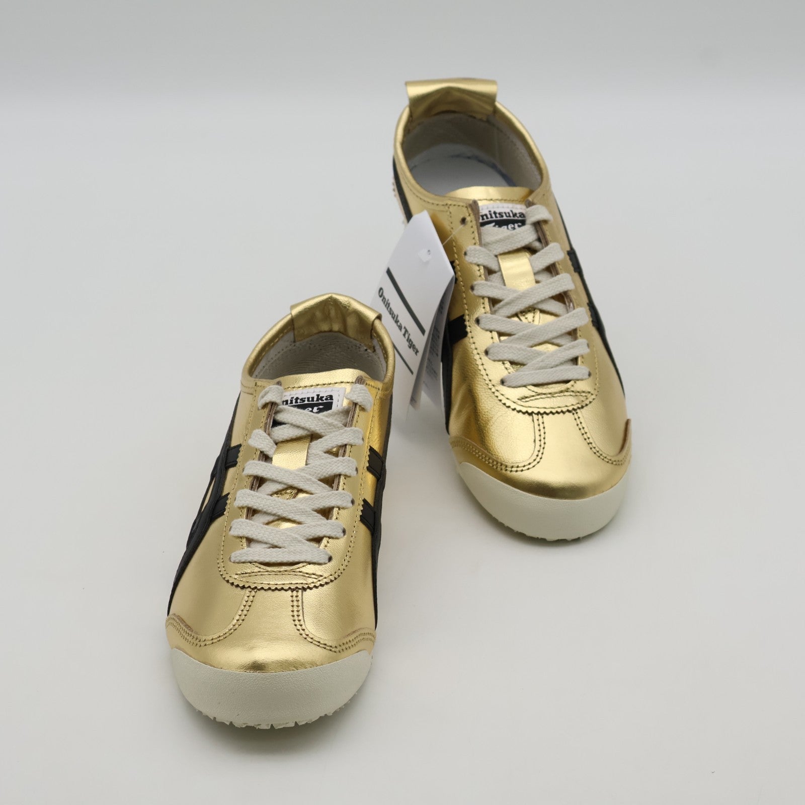 1183B566-200 Onitsuka Tiger Mexico 66 Pure Gold Black (Men's)