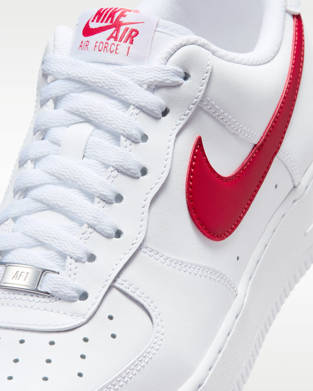 FJ4146-133 Nike Air Force 1 '07 "White/University Red" (Men's)