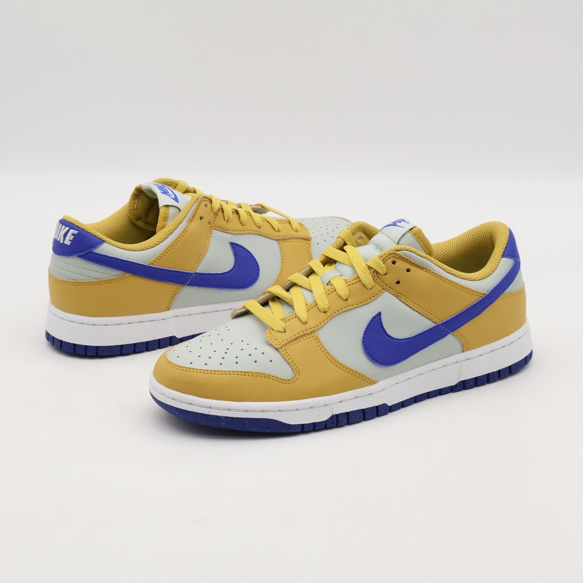 DN1431-700 Nike Dunk Low Next Nature Wheat Gold Yellow Blue Royal (Women's)