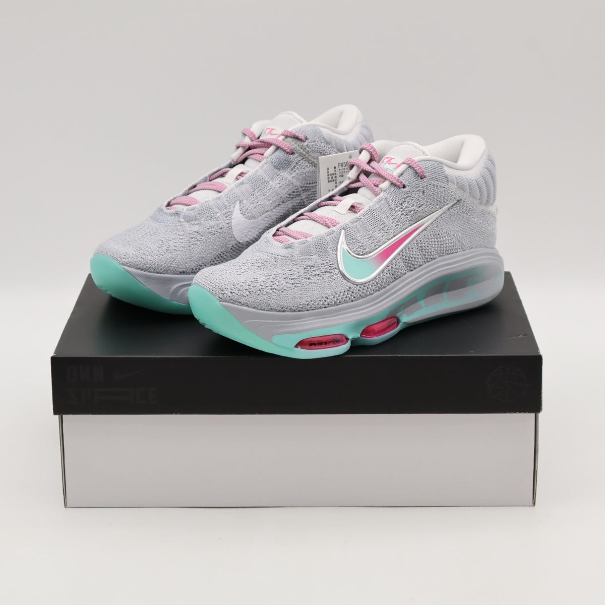 FV5952-006 Nike GT Hustle 3 Wolf Grey Hyper Pink Platinum Tint (Men's)