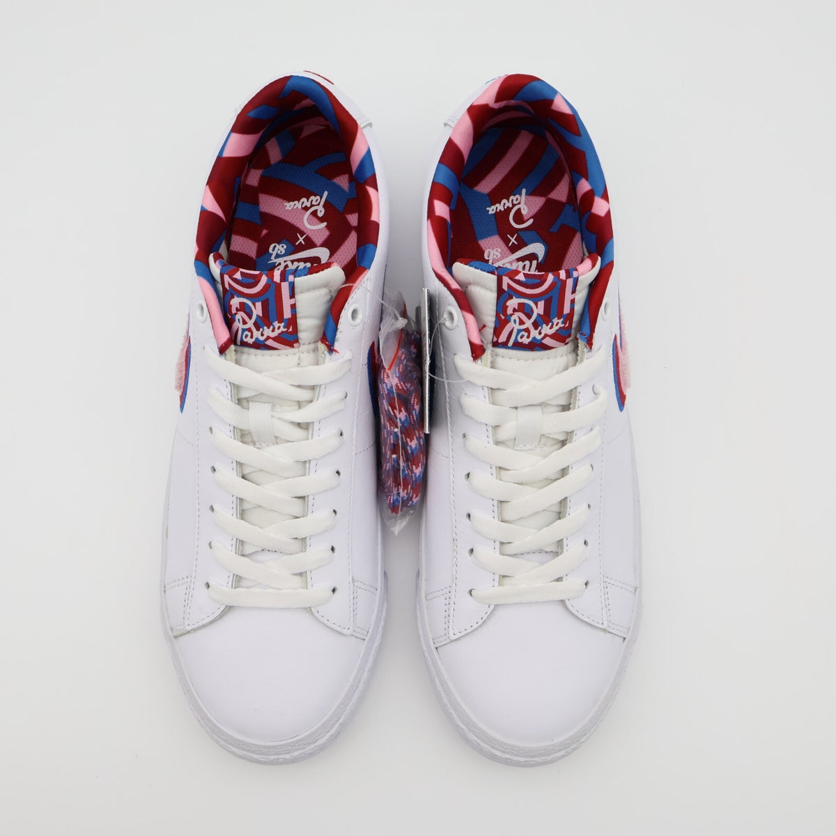 CN4507-100 Parra Nike SB Blazer Low White Red Pink (Men's)