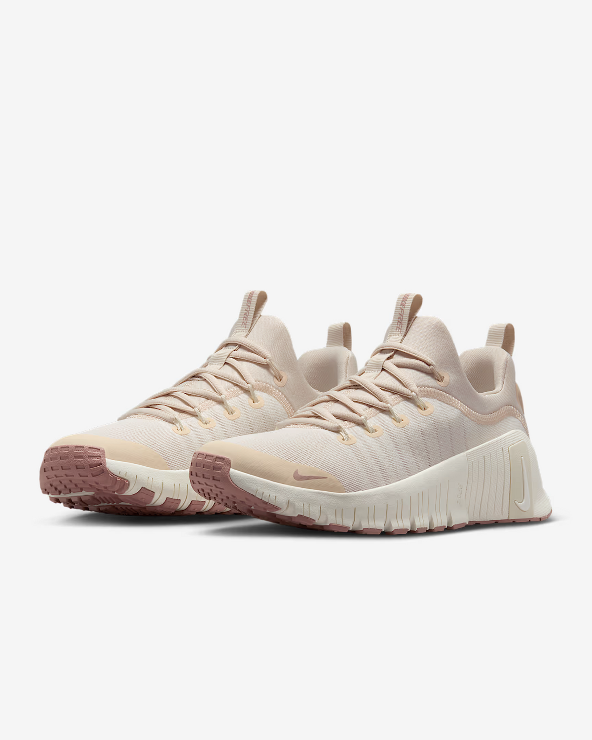 FJ7126-011 Nike Free Metcon 6 Workout Shoes Soft Pearl Pearl White Sail(Women's)