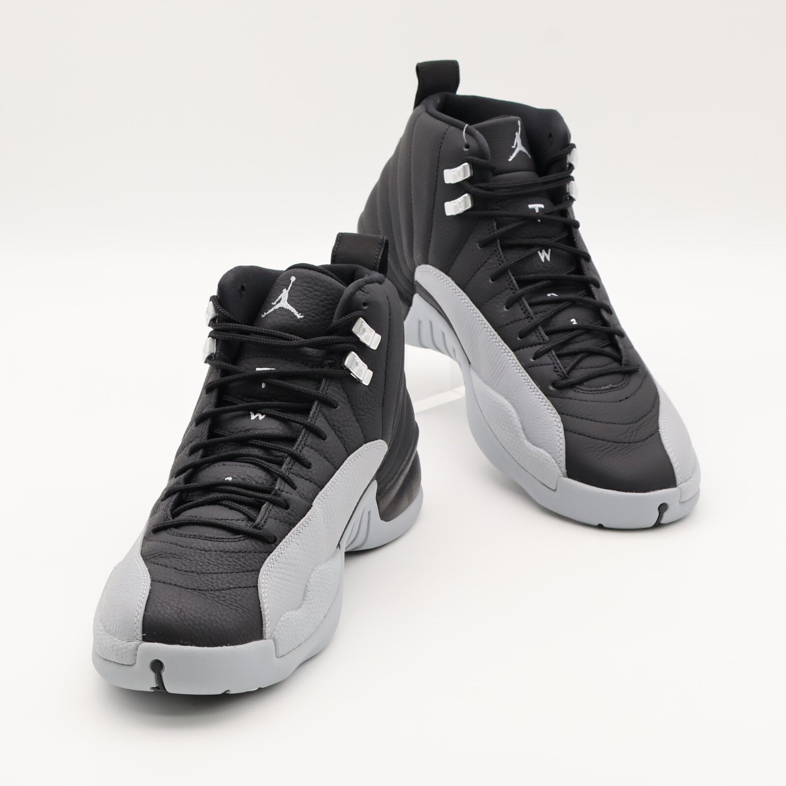 CT8013-010 Nike Air Jordan 12 Retro Barons Black and Wolf Grey (Men's)