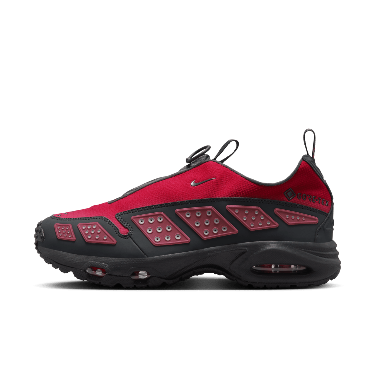 FZ4238-800 Nike Air Max SNDR GORE-TEX Dark Smoke Grey and Fire Red (Women's)