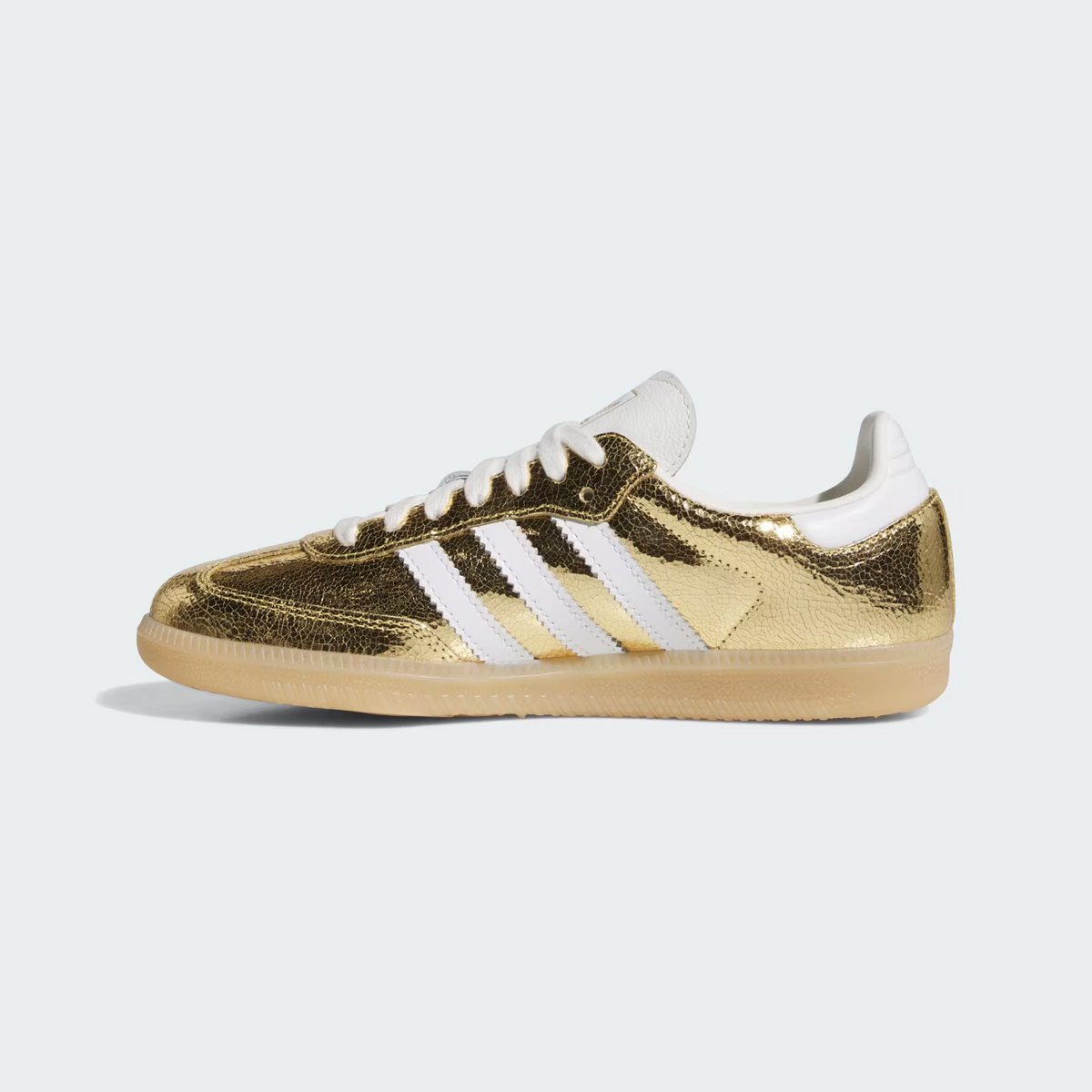 KI5719 adidas Originals Samba OG Gold Metallic Cloud White Core White (Men's)