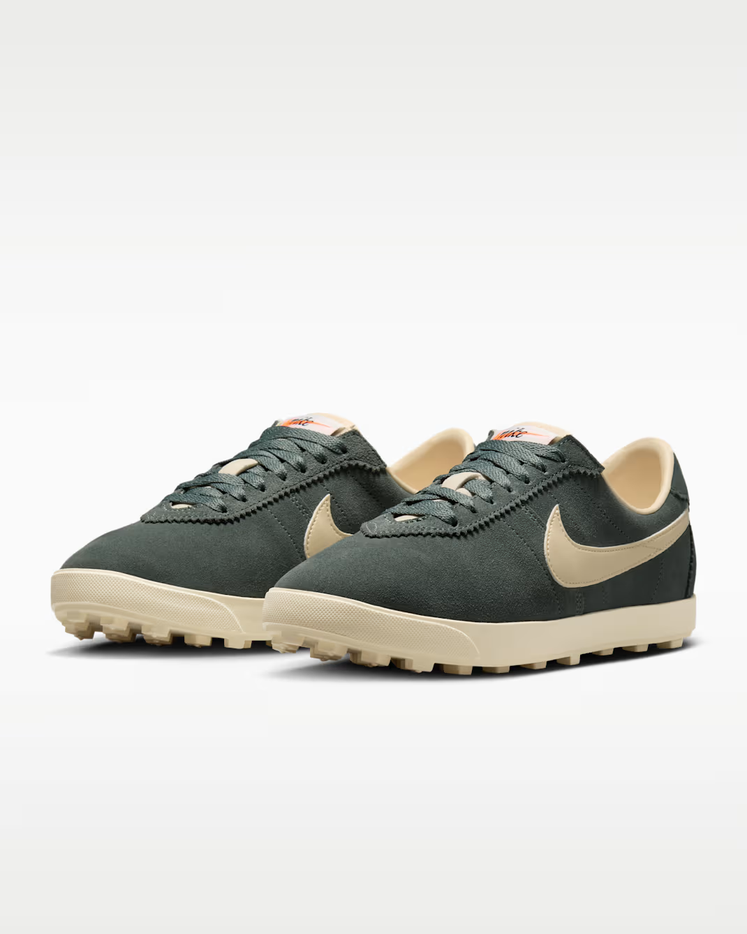 IQ7611-301 Nike Astrograbber Suede "Camo Green/Sail" (Women's)