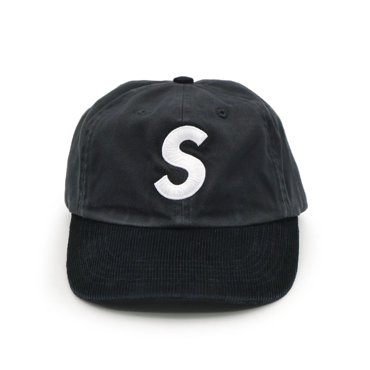 Supreme 2-Tone S Logo 6-Panel Black