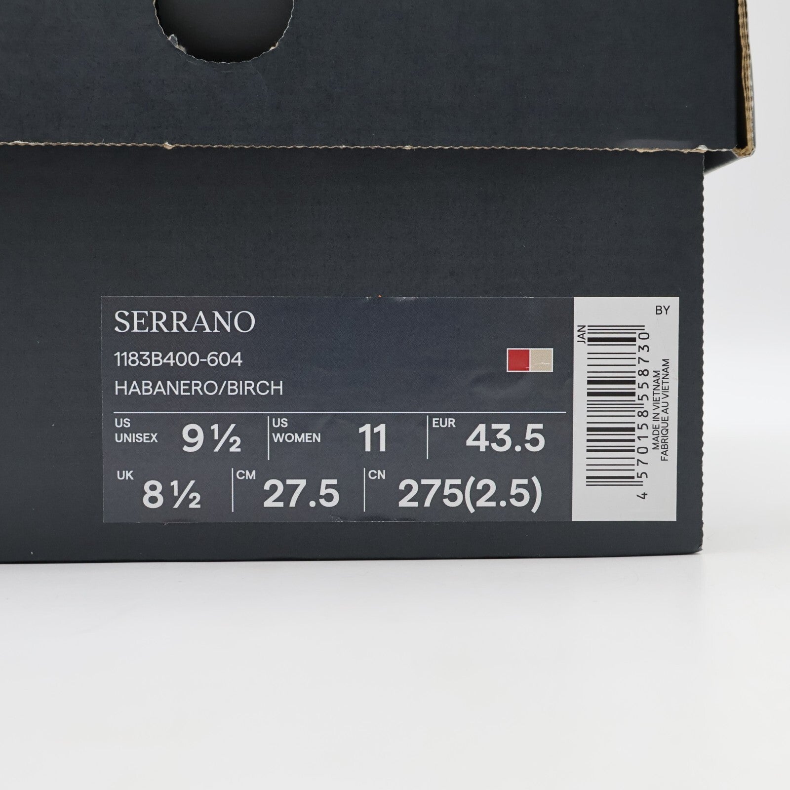 1183B400-604 Onitsuka Tiger Serrano Habanero Birch (Men's)