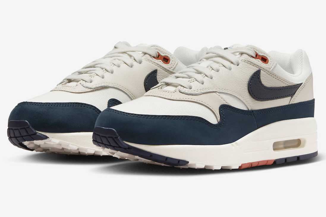 FD2370-110 Nike Air Max 1 LX Obsidian and Light Orewood Brown (Women's)
