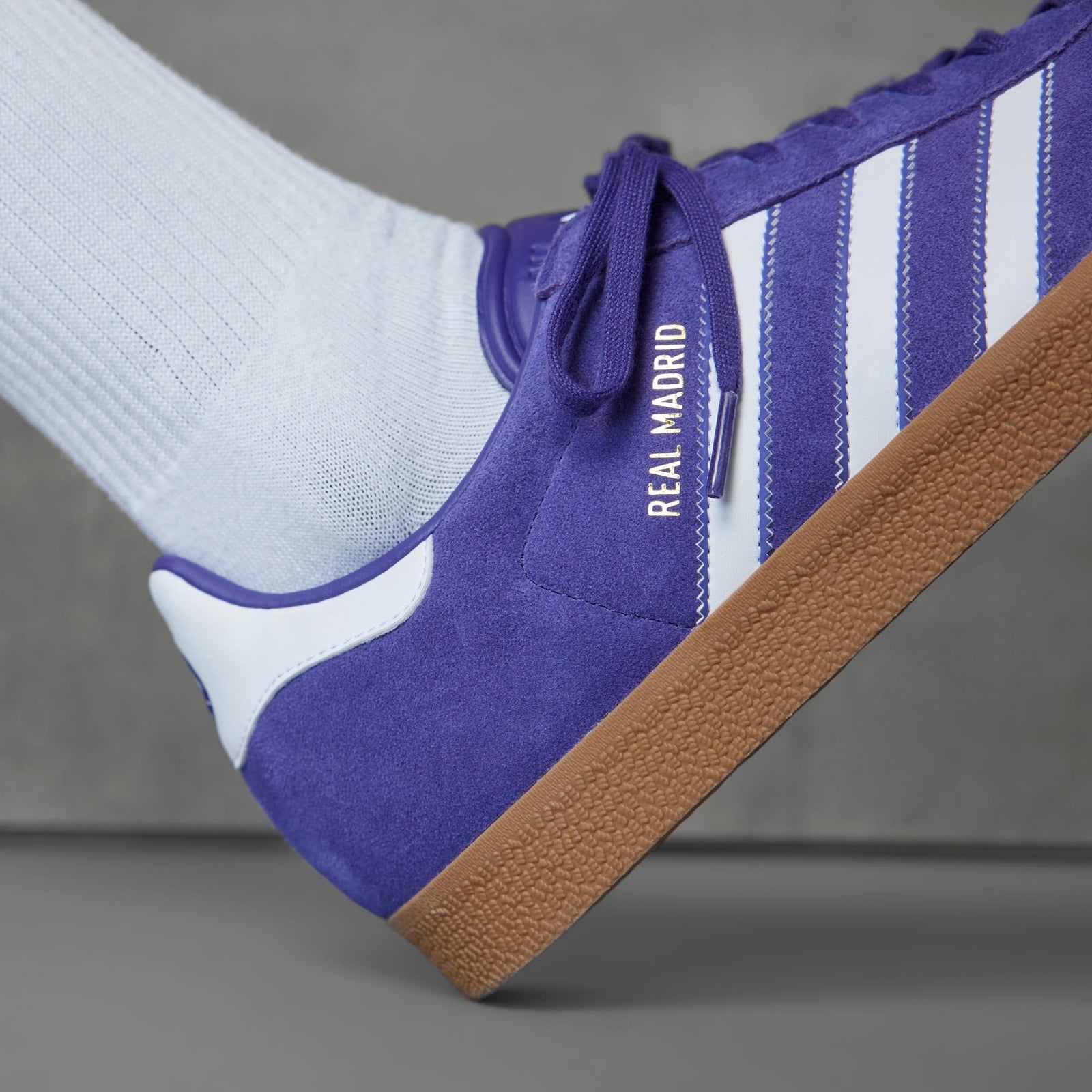 JS3041 Real Madrid adidas Originals Gazelle Terrace Icons Purple Cloud (Men's)