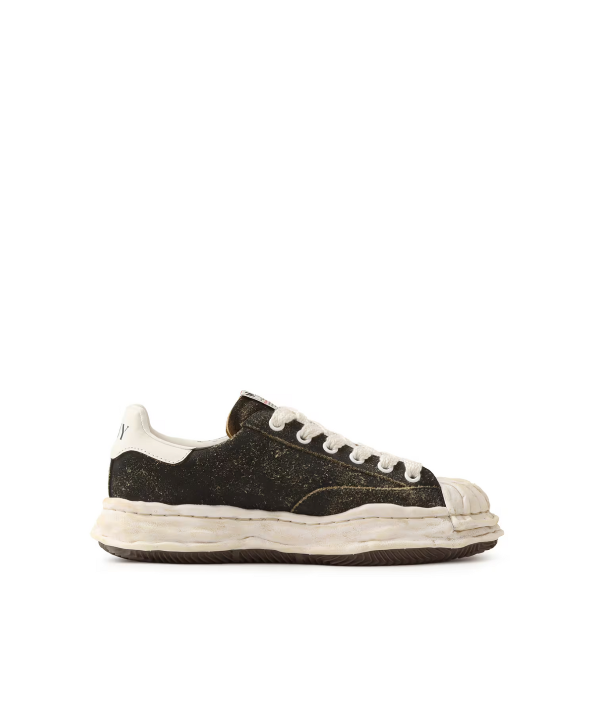 A15FW728-BLACK Maison MIHARA YASUHIRO BLAKEY OG Sole Vintage Suede Low (Men's)