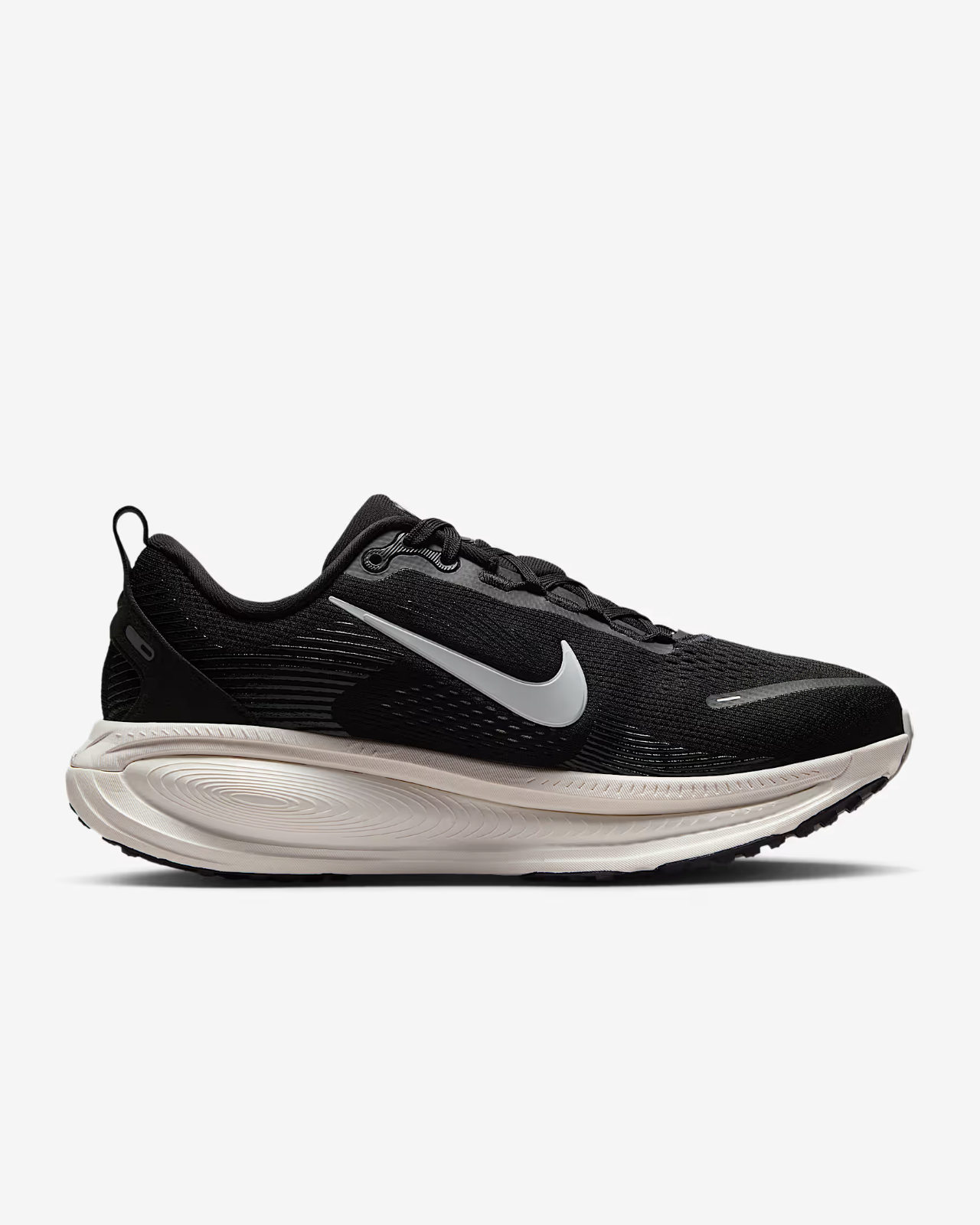 IF0515-002 Nike Vomero 18 Black Coconut Milk Light Iron Ore  (Women's)