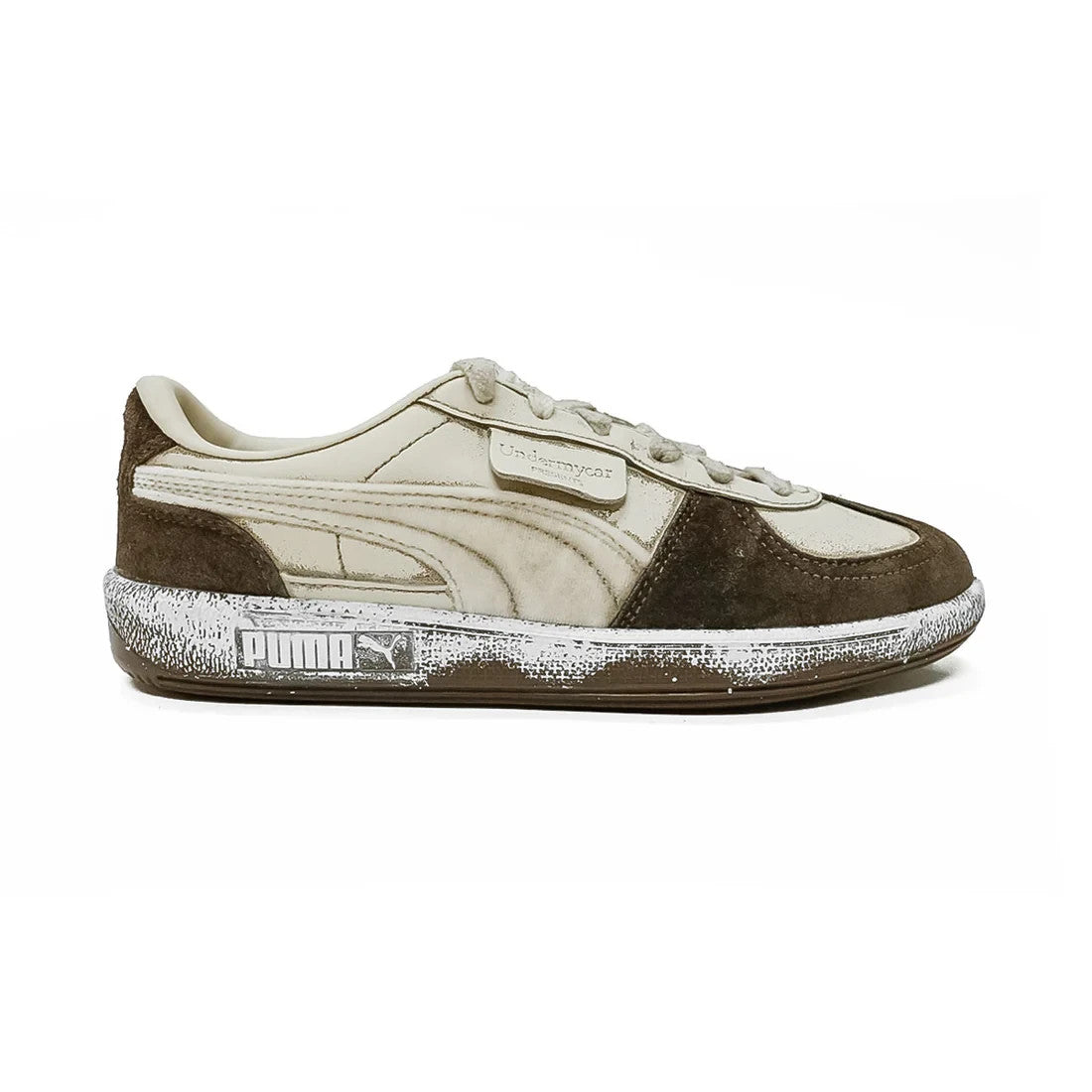 404039-01 Undermycar Puma Palermo Alpine Snow Flat Bronze (Men's)