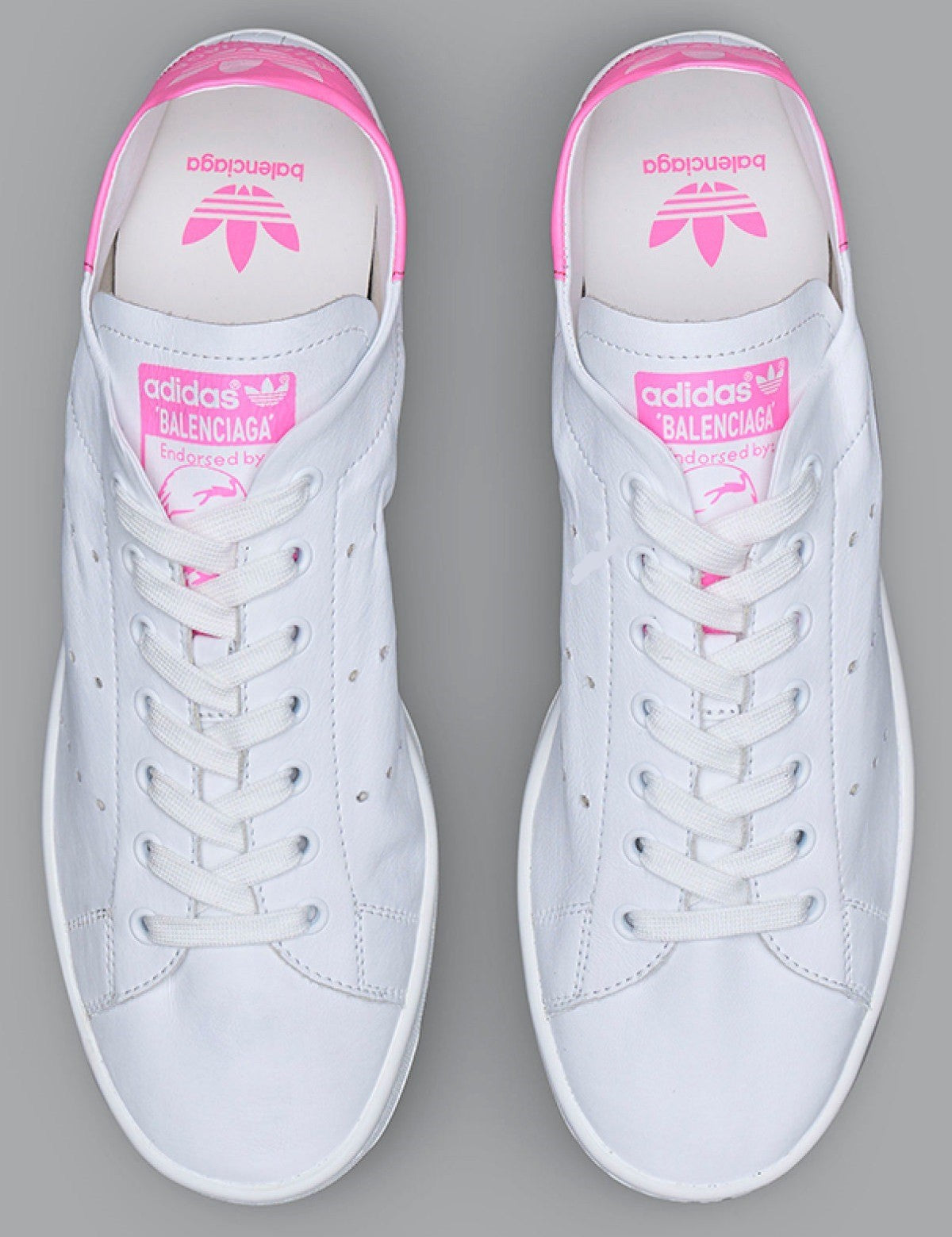 ID7566 BALENCIAGA Ã adidas Stan Smith "White/Pink Glow" (Women's)