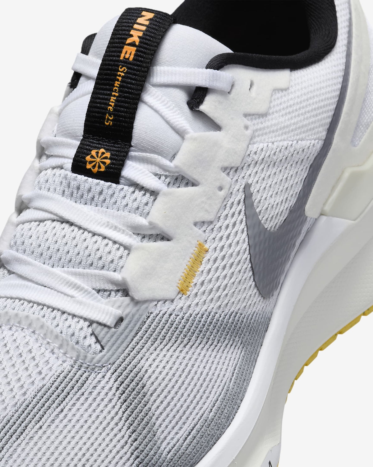 DJ7883-110 Nike Structure 25 White Laser Orange Smoke Grey Black (Men's)