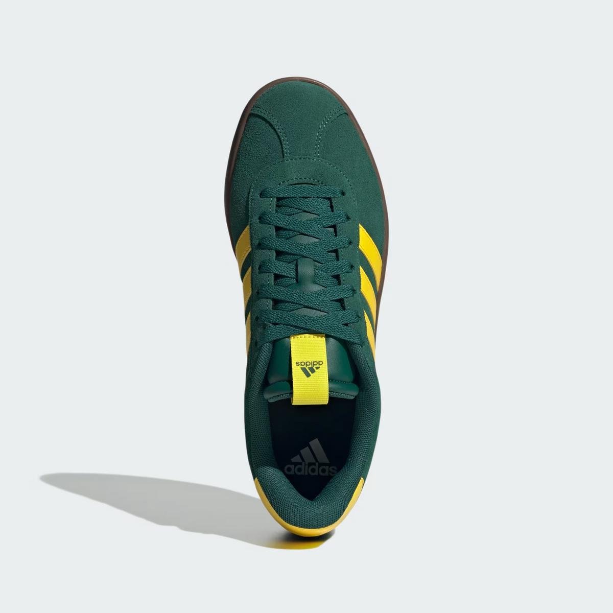 JP7535 adidas VL Court 3.0 Collegiate Green Yellow Gold Metallic (Men's)