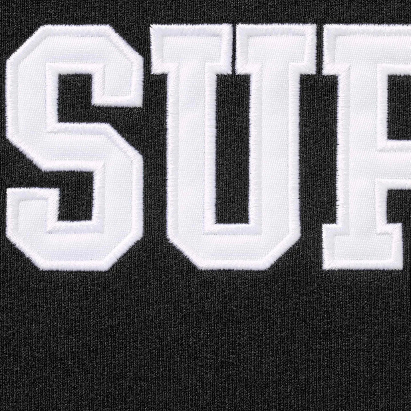 Supreme Shop Flag Half Zip Pullover (New York) Black
