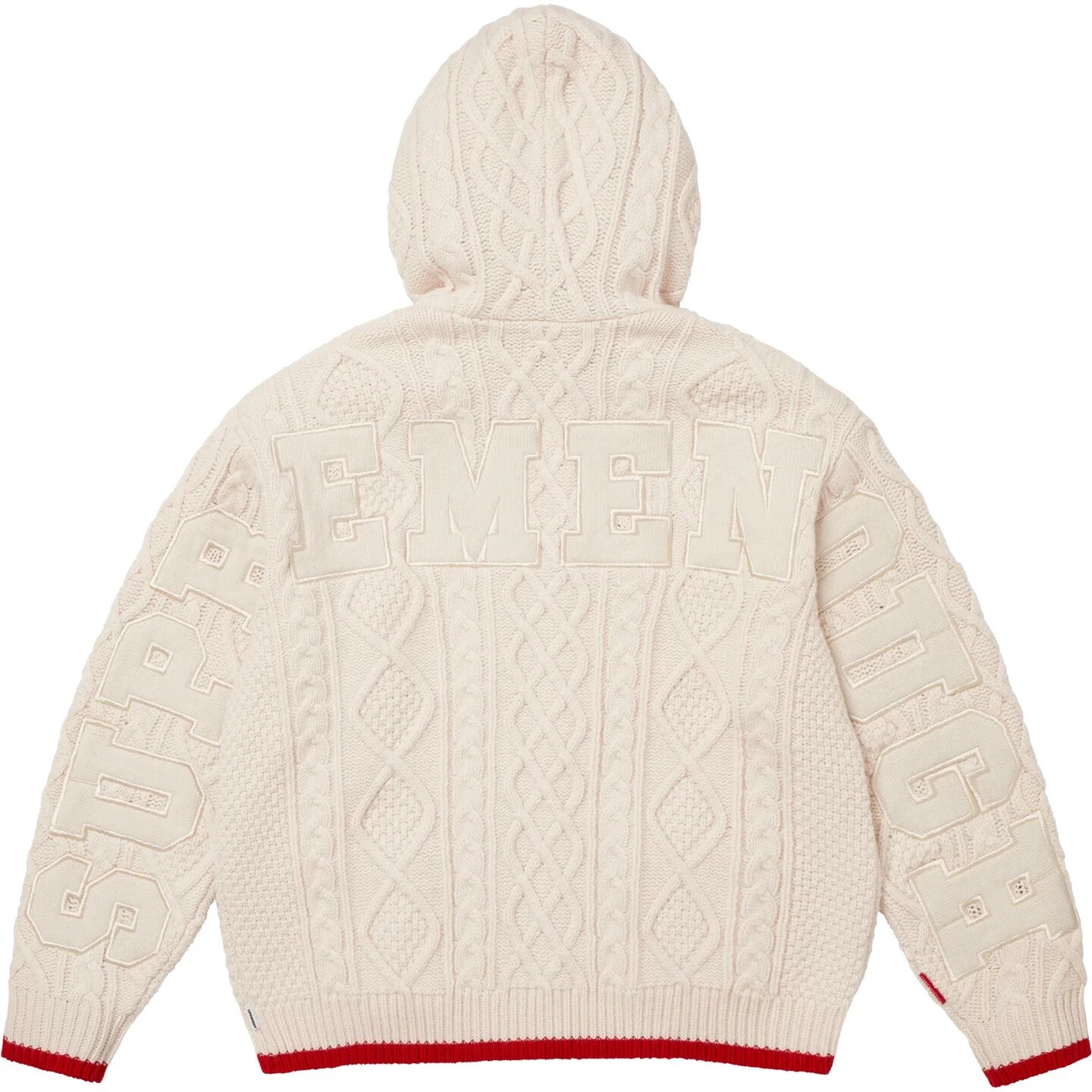Supreme GOODENOUGH Zip Up Hooded Sweater Stone